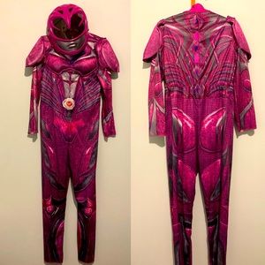 Power Rangers 2017 Movie Pink Ranger Costume w/ Helmet Mask Size - M - 7-8